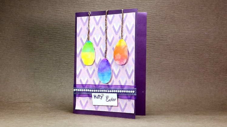 DIY Easter Card - Very Easy Easter Greeting Card Step by Step
