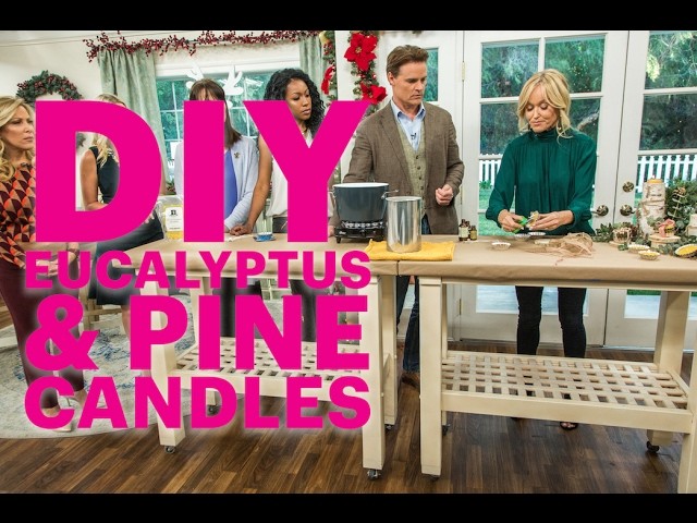 DIY Eucalyptus and Pine Candles | Do It Yourself Gift and Decor Tutorial