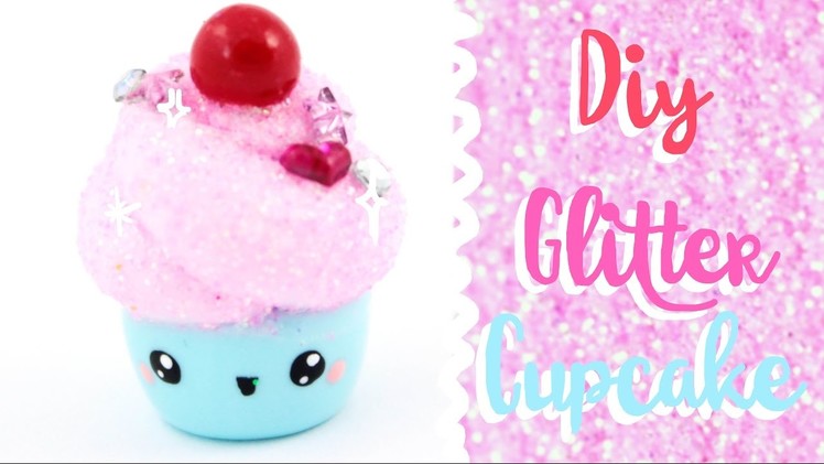 ♡ DIY GLITTER Cupcake Charm! ♡ | Kawaii Friday