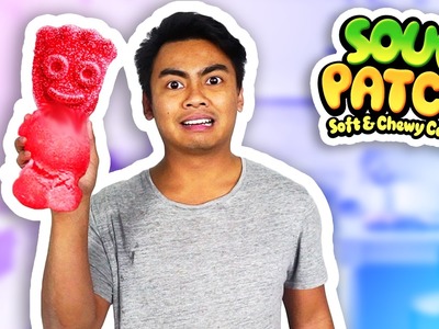 DIY How To Make Giant Sour Patch Kids!
