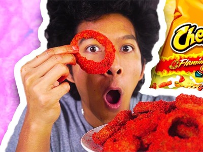 DIY HOW TO MAKE HOT CHEETO ONION RINGS!!!