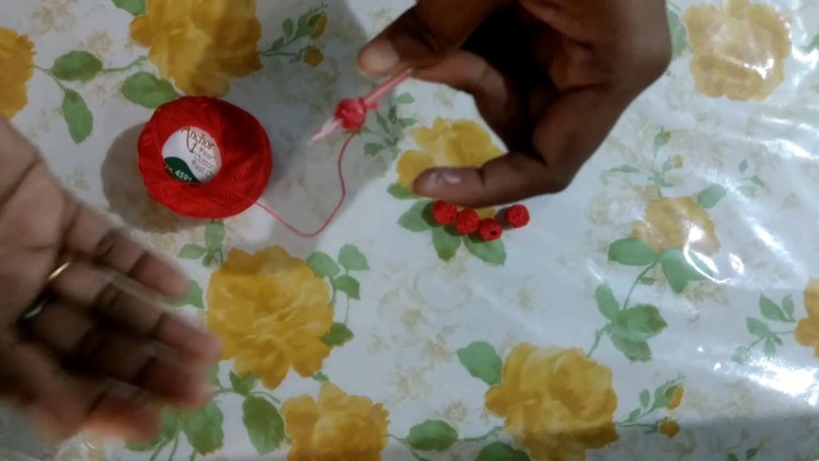 DIY Jewellery - Cotton thread bead tutorial