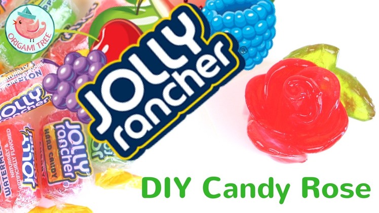 DIY Jolly Rancher Candy Roses - Making Hard Candy Roses!