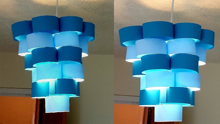 DIY lamp for pendant light - learn how to make a lampshade.lantern for hanging lights 2017