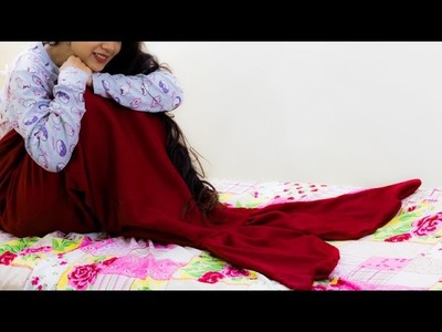 DIY Mermaid Tail Blanket