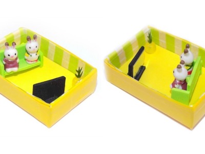 DIY Miniature Matchbox Dollhouse Living Room