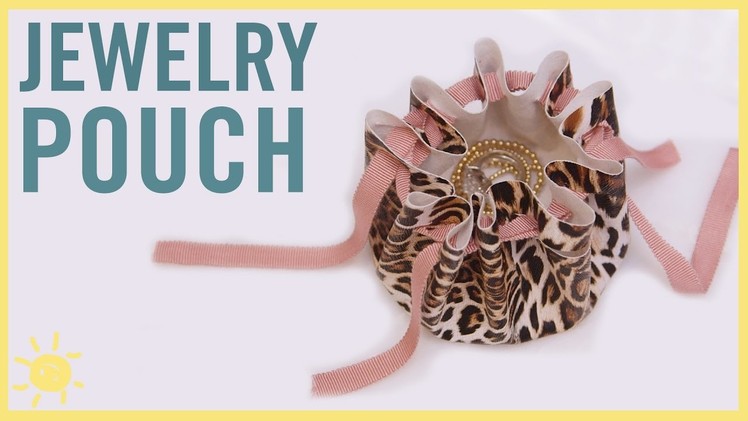 DIY | No Sew Jewelry Pouch