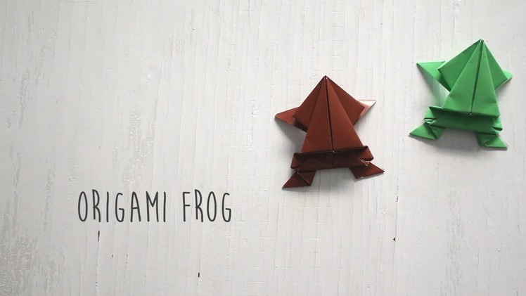 DIY: Origami Frog