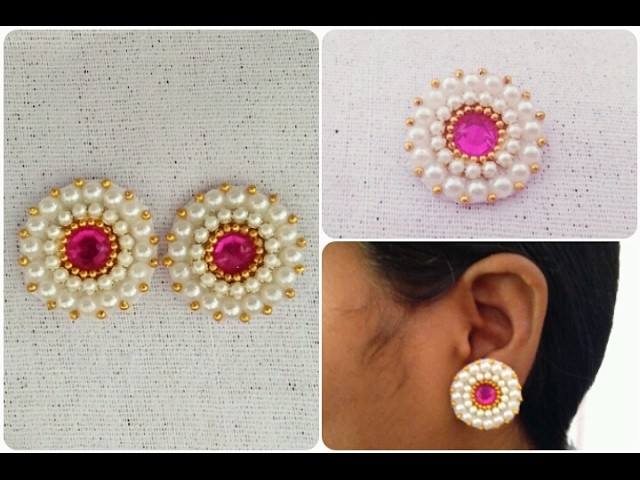 DIY. Simple and easy earrings. Beautiful Earrings Tutorial