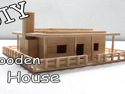 DIY Wooden House #10 (Popsicle Stick)