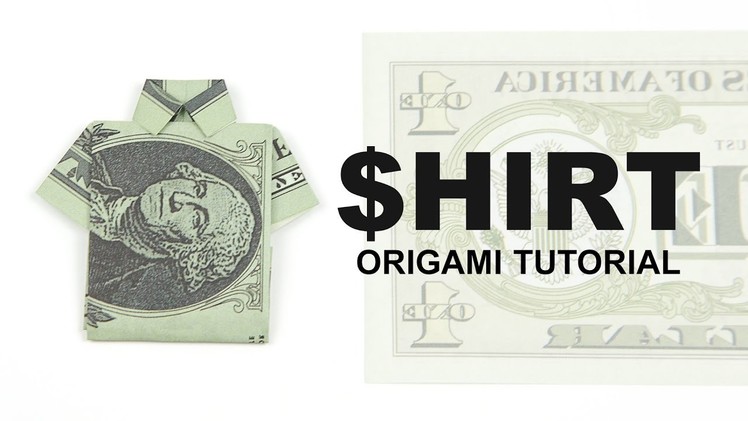 Easy Origami Money Shirt Tutorial ???? DIY ???? Paper Kawaii