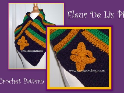Fleur De Lis Pin Crochet Pattern