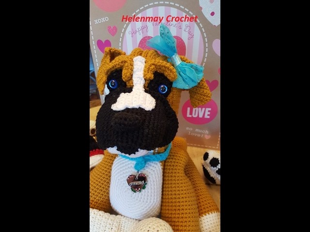 Helenmay Crochet Amigurumi Boxer Dog Part 3 of 3 DIY Video Tutorial