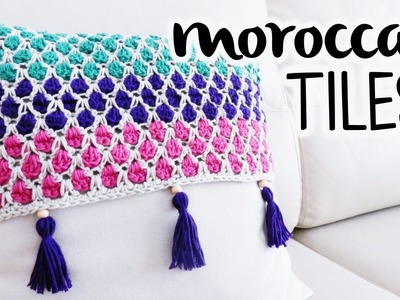 How to crochet the MOROCCAN TILES stitch ♥ CROCHET LOVERS