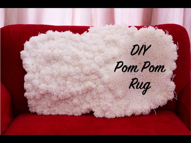 How To DIY Baby Room Cloud Pom Pom Rug