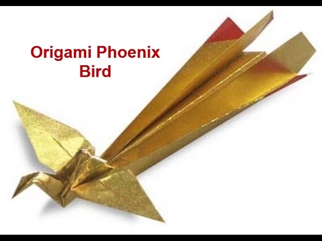 How to make Awesome Phoenix Bird paper craft origami