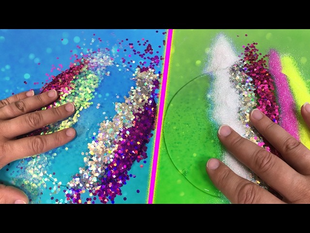 How to make Clear Slime. DIY Holographic Glitter Bomb Slime