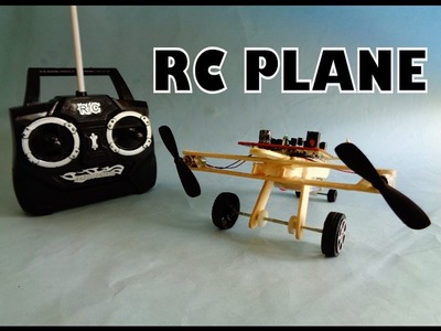 How to make RC toy Propeller Plane DIY