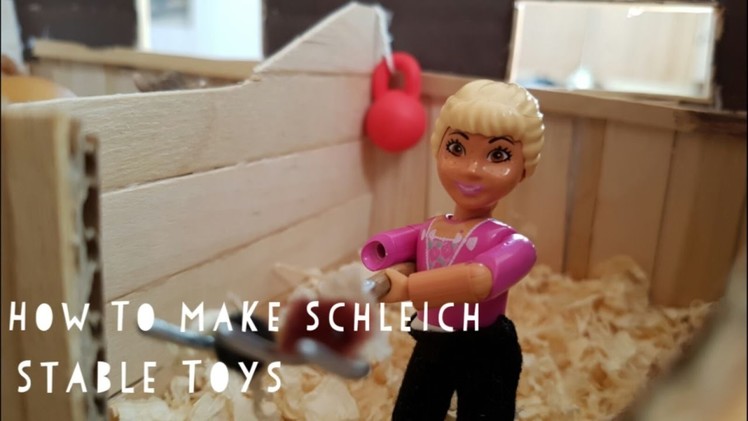 How To Make Schleich Stable Toys~Quick Craft Friday~| Daisy Stalls