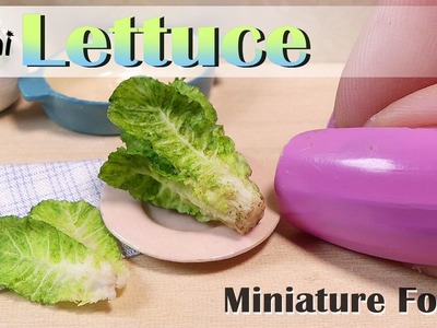 How To Miniature Lettuce Tutorial. DIY Miniature Food. SugarCharmShop