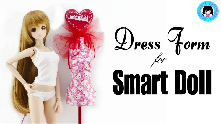 ???? Making a DRESS FORM for Smart Doll ❤️ DarlingDolls Miniature DIY