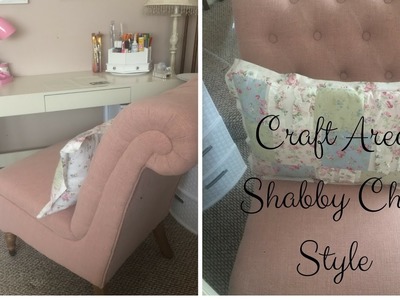 New Craft Area.Setup Shabby Chic Style Wayfair & Walmart Clearance