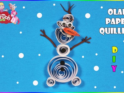 Olaf Quilling Easy DIY Tutorial | How to make CHARLIE BROWN With Play Doh 3D Creation