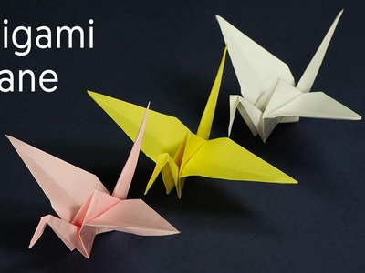 Origami Crane - Kids Origami Paper Crane Craft Tutorial
