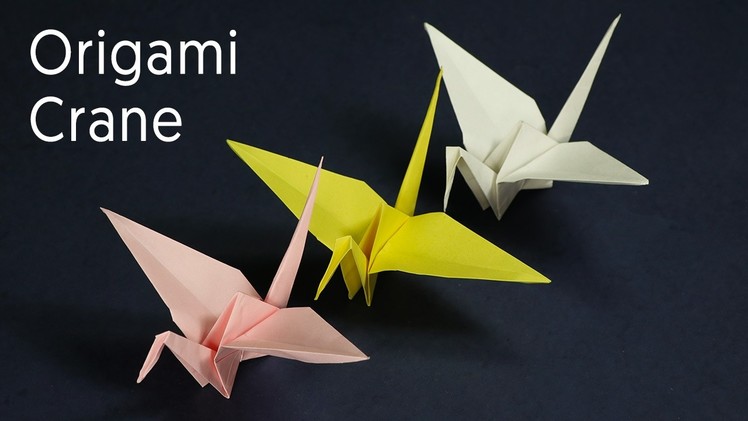 Origami Crane - Kids Origami Paper Crane Craft Tutorial