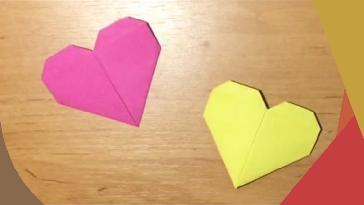 Origami Heart (Folding Instructions) | 摺紙心（折疊說明）