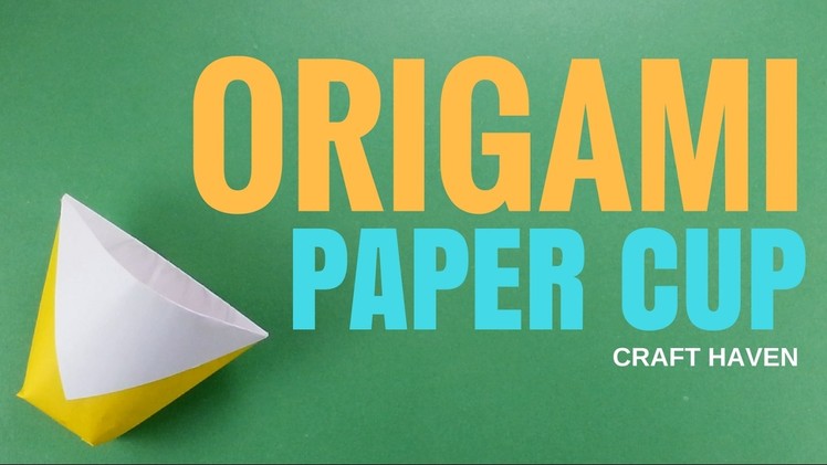 Origami Paper Cup - How To Make Paper Cup - Super Easy Origami Tutorial for Beginners - DIY