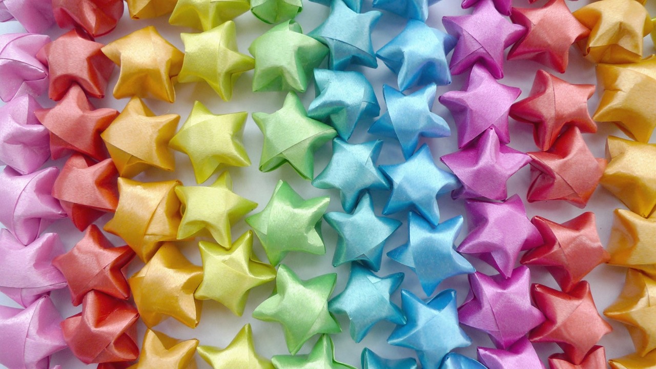 tiny origami star