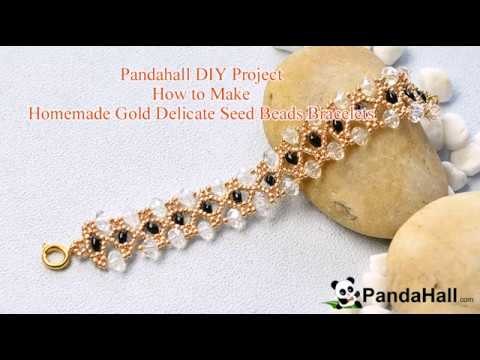 Pandahall DIY Project – How to Make Homemade Gold Delicate Seed Beads Bracelets