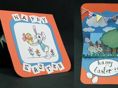 Pop Up Easter Bunny Card - DIY Easter Card Making Tutorial