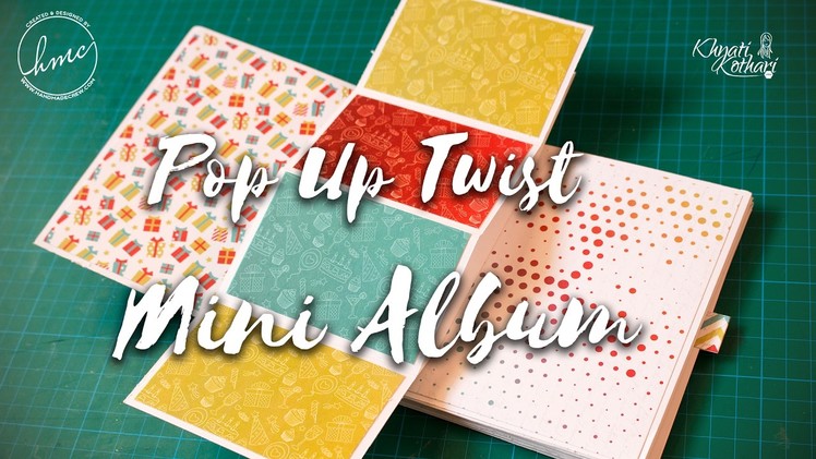 Popup and Twist card mini album - start to finish DIY tutorial