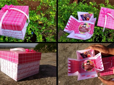 Women's Day | Mini Explosion Box | Craft Ideas | handmade card