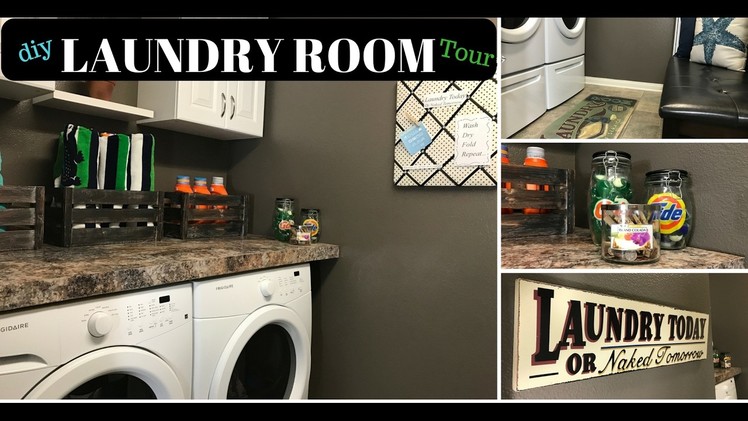 DIY Laundry Room Ideas | How to decorate small space