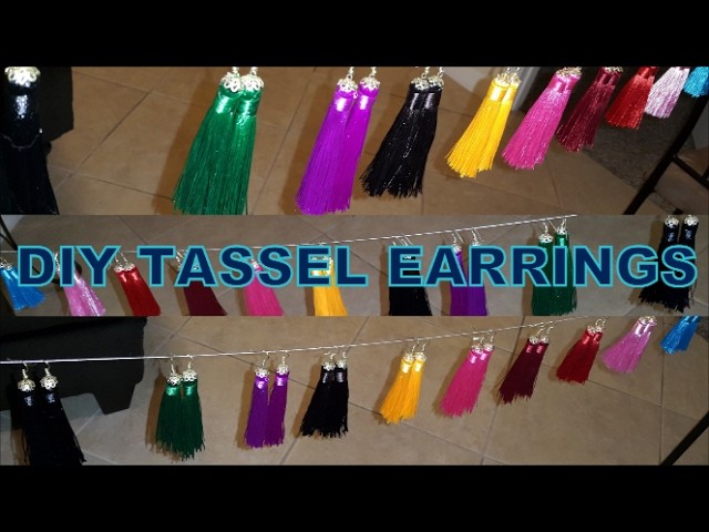 DIY Tassel Earrings | beauty In budget