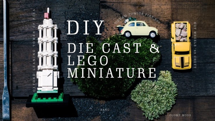 DIY Terrarium Diecast and LEGO Display