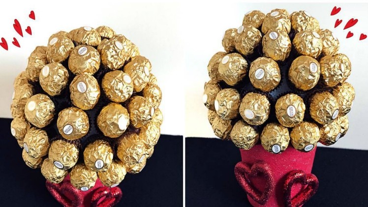 DIY Valentines Day! Ferrero Rocher Bouquet!
