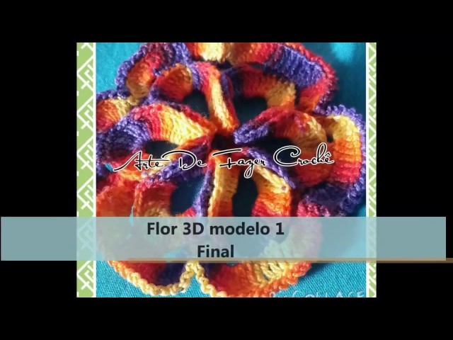 Flor 3D modelo 1 - final