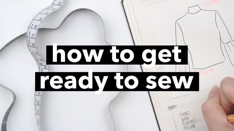 GRWM: How to get ready to sew | WITHWENDY