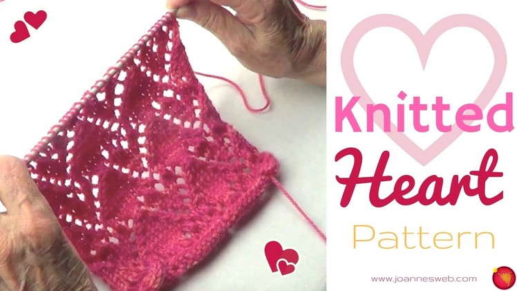 Heart Knitting Pattern | How to Knit Hearts