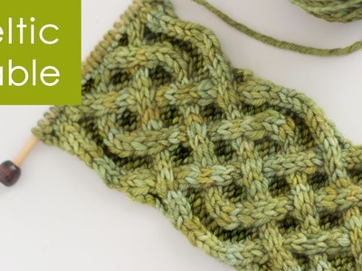 How to Knit the Celtic Cable | Saxon Braid Stitch Pattern