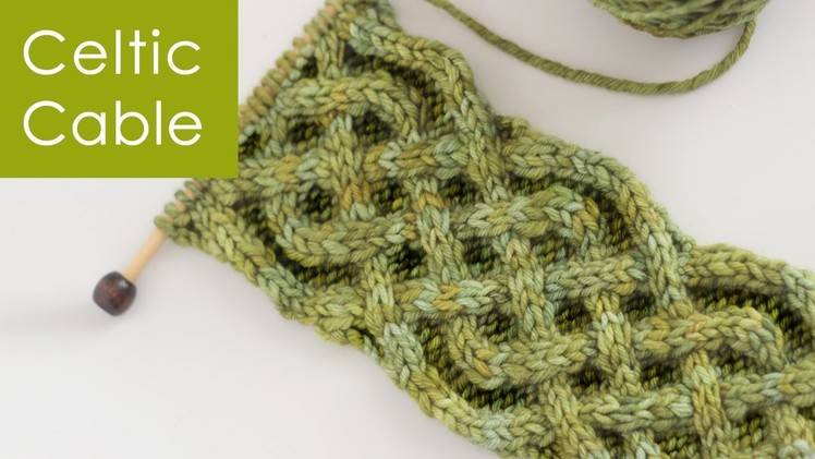 How to Knit the Celtic Cable | Saxon Braid Stitch Pattern