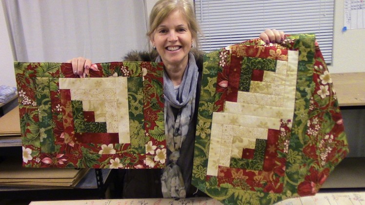 How To Make 4 Patchwork Placemats From 1 Table Runner Kit | Tutorial With Donna