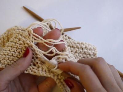 How to make a drop stitch cable | We Are Knitters