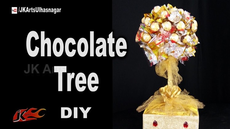 How to Make a Ferrero Rocher Chocolate Tree | Mother's Day Gift Idea | JK Arts 1182