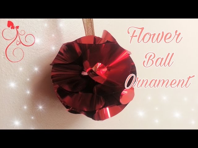 How to Make a Flower Ball Ornament
