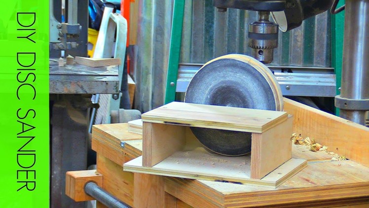 How to make a simple drill press disc sander